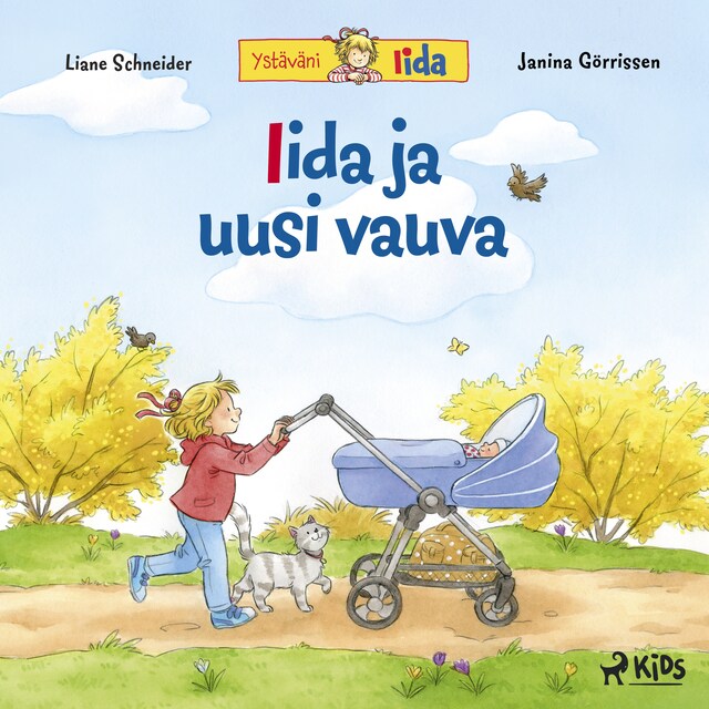 Book cover for Iida ja uusi vauva