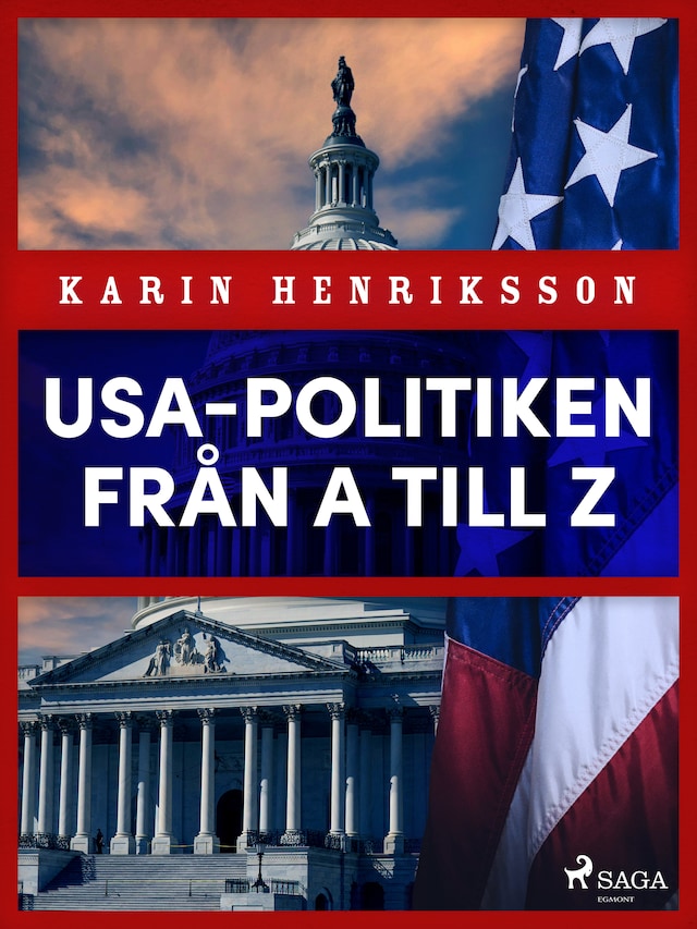 Kirjankansi teokselle USA-politiken från A till Z