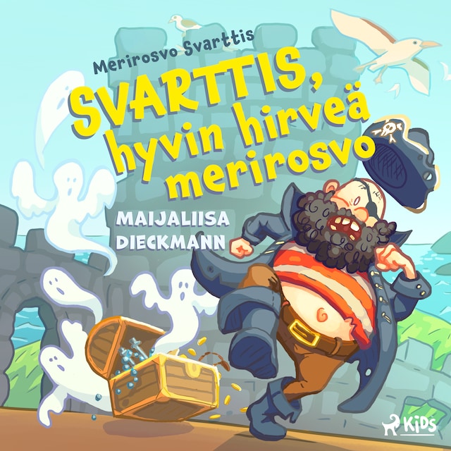 Couverture de livre pour Svarttis, hyvin hirveä merirosvo