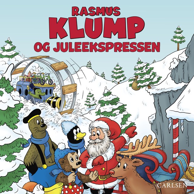 Bogomslag for Rasmus Klump og juleekspressen