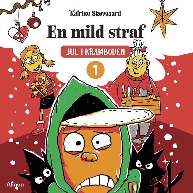 Bogomslag for En mild straf, Jul i kramboden 1, Rød Læseklub