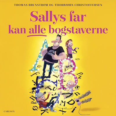 Omslag til Sallys far kan alle bogstaverne