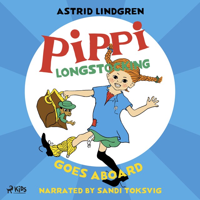 Book cover for Pippi Longstocking Goes Aboard