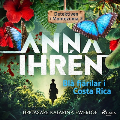 Blå fjärilar i Costa Rica