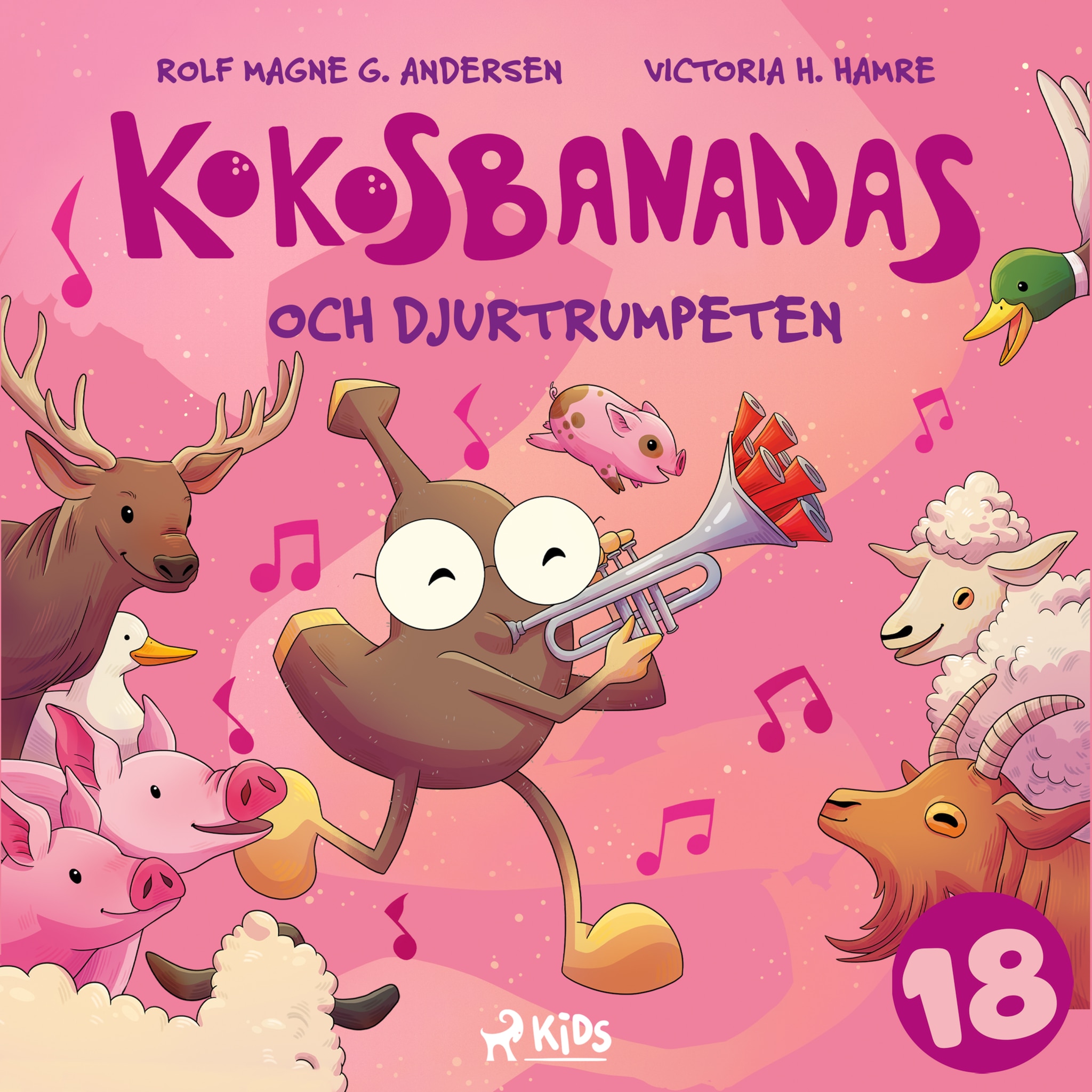 Kokosbananas och djurtrumpeten