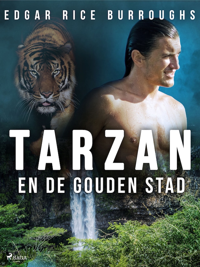 Okładka książki dla Tarzan en de gouden stad