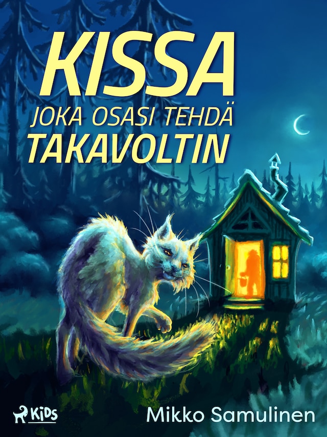 Portada de libro para Kissa joka osasi tehdä takavoltin