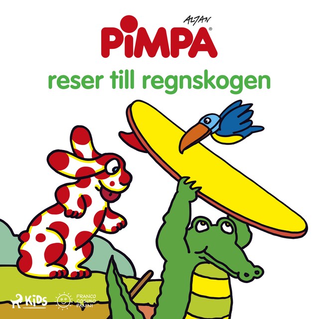 Buchcover für Pimpa - Pimpa reser till regnskogen