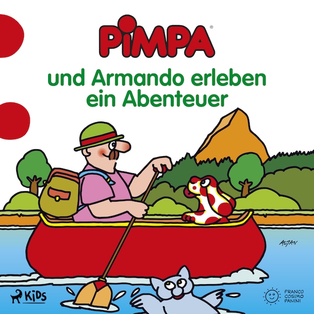 Copertina del libro per Pimpa und Armando erleben ein Abenteuer