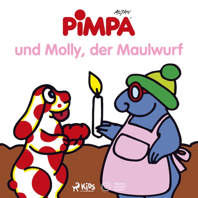 Copertina del libro per Pimpa und Molly, der Maulwurf