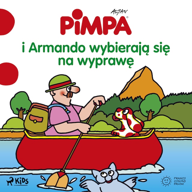 Copertina del libro per Pimpa i Armando wybierają się na wyprawę