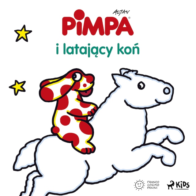 Okładka książki dla Pimpa i latający koń