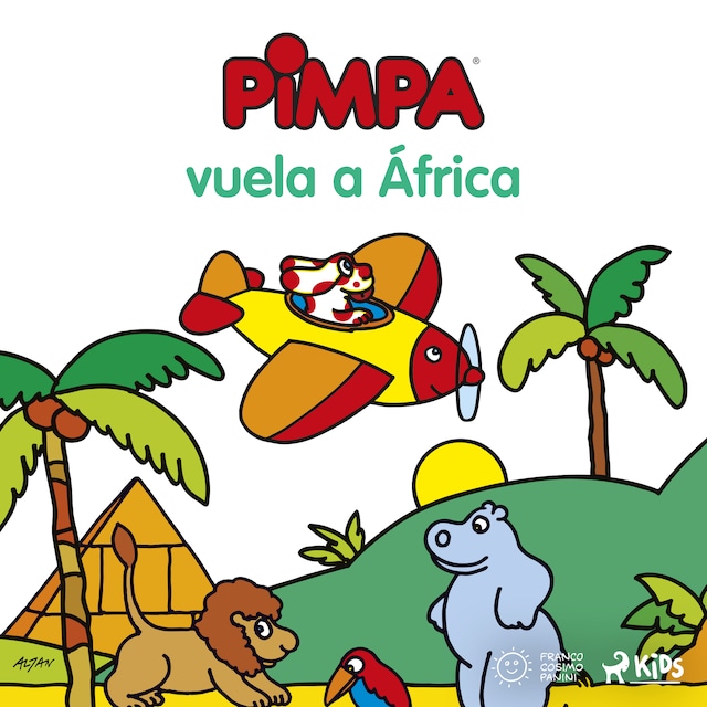 Buchcover für Pimpa vuela a África