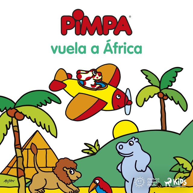 Buchcover für Pimpa vuela a África