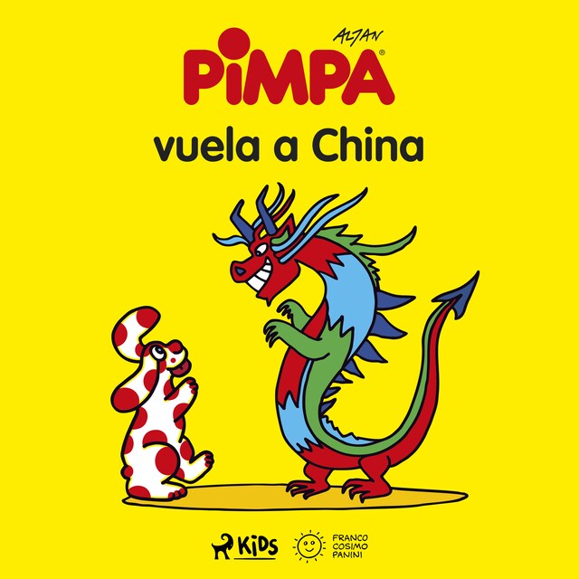 Buchcover für Pimpa vuela a China