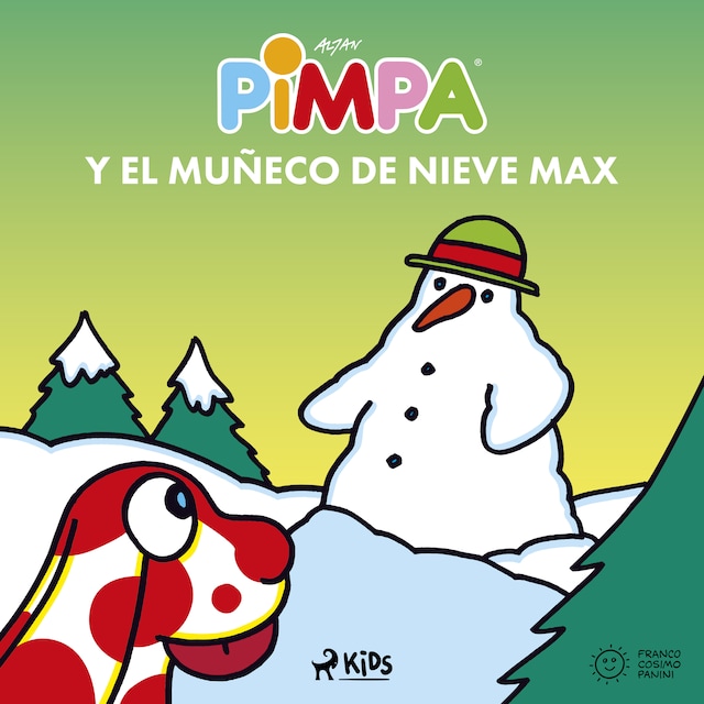 Buchcover für Pimpa y el muñeco de nieve Max