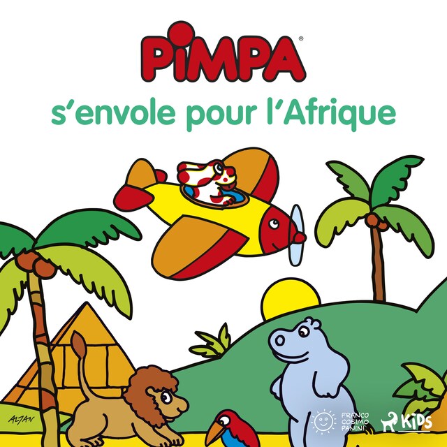 Buchcover für Pimpa s’envole pour l’Afrique