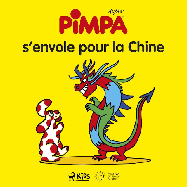 Kirjankansi teokselle Pimpa s’envole pour la Chine