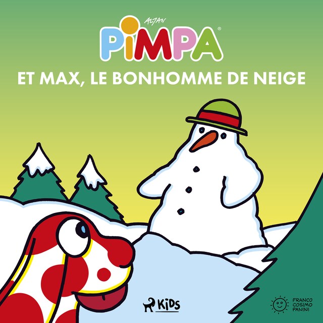 Book cover for Pimpa et Max, le bonhomme de neige