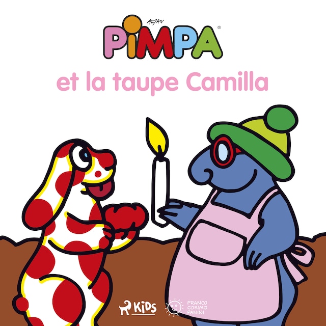 Couverture de livre pour Pimpa et la taupe Camilla