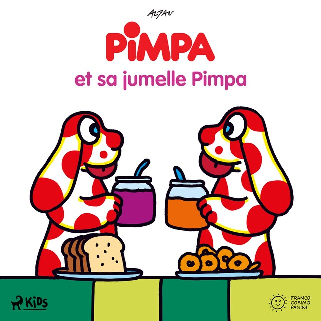 Couverture de livre pour Pimpa et sa jumelle Pimpa