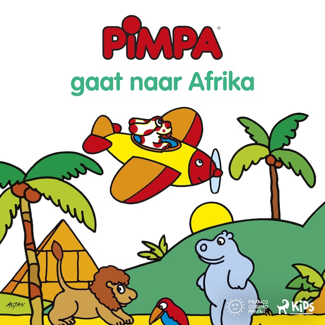 Boekomslag van Pimpa - Pimpa gaat naar Afrika