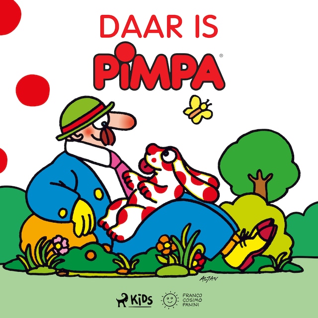 Couverture de livre pour Pimpa - Daar is Pimpa!
