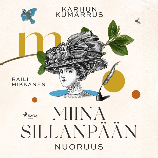 Book cover for Karhun kumarrus. Miina Sillanpään nuoruus