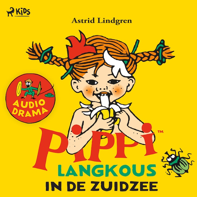 Book cover for Pippi Langkous in de Zuidzee (hoorspel)