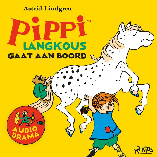 Book cover for Pippi Langkous gaat aan boord (hoorspel)