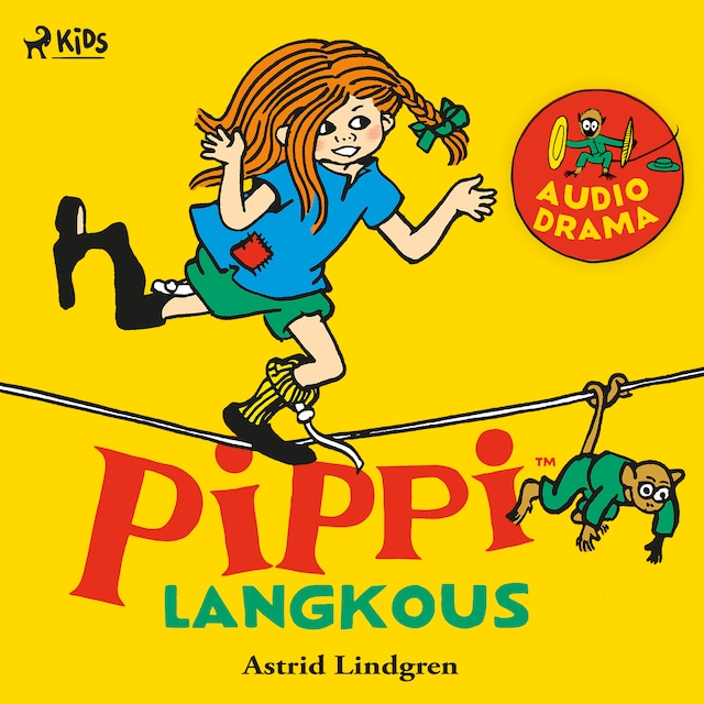 Copertina del libro per Pippi Langkous (audiodrama)