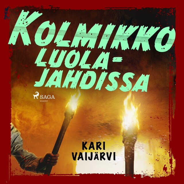 Buchcover für Kolmikko luolajahdissa