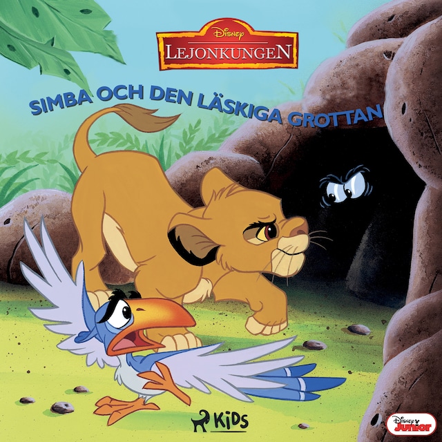 Buchcover für Lejonkungen - Simba och den läskiga grottan