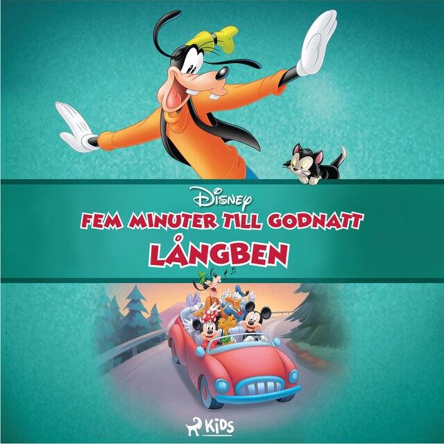 Book cover for Fem minuter till godnatt - Långben