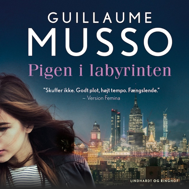 Book cover for Pigen i labyrinten