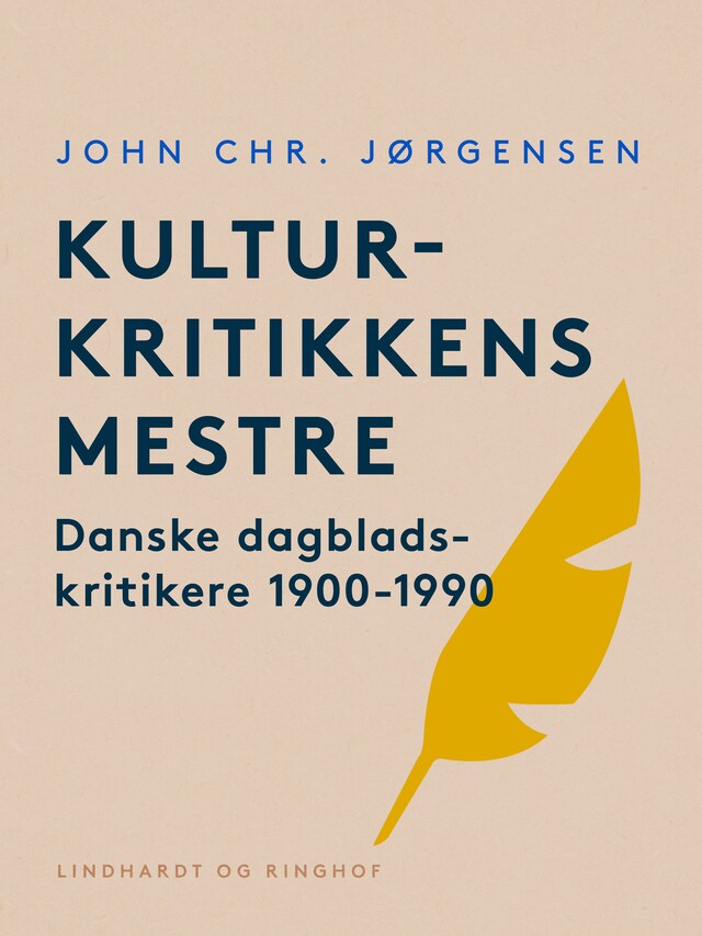 Buchcover für Kulturkritikkens mestre. Danske dagbladskritikere 1900-1990