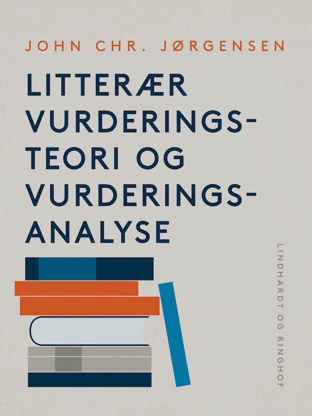 Kirjankansi teokselle Litterær vurderingsteori og vurderingsanalyse