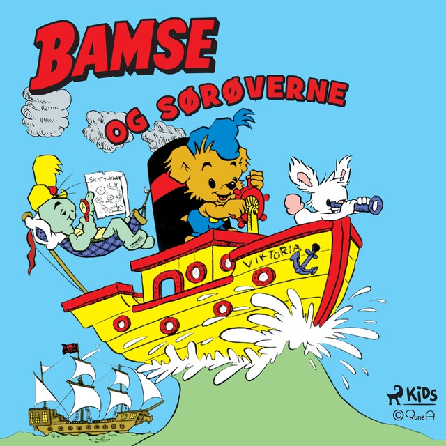 Bogomslag for Bamse og sørøverne