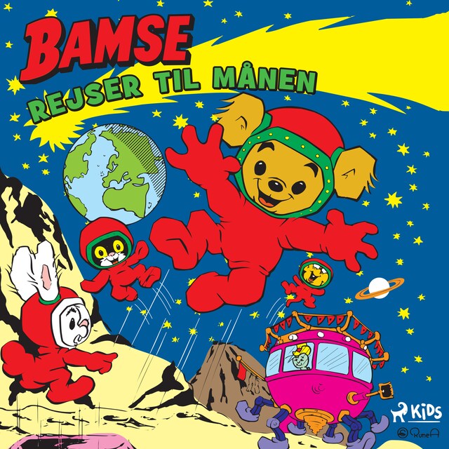 Bogomslag for Bamse rejser til Månen