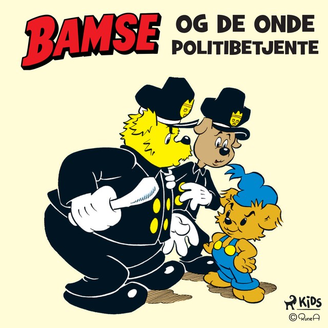 Bogomslag for Bamse og de onde politibetjente