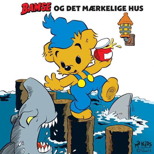 Bogomslag for Bamse og det mærkelige hus