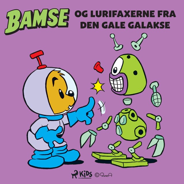 Bogomslag for Bamse og lurifaxerne fra Den gale galakse