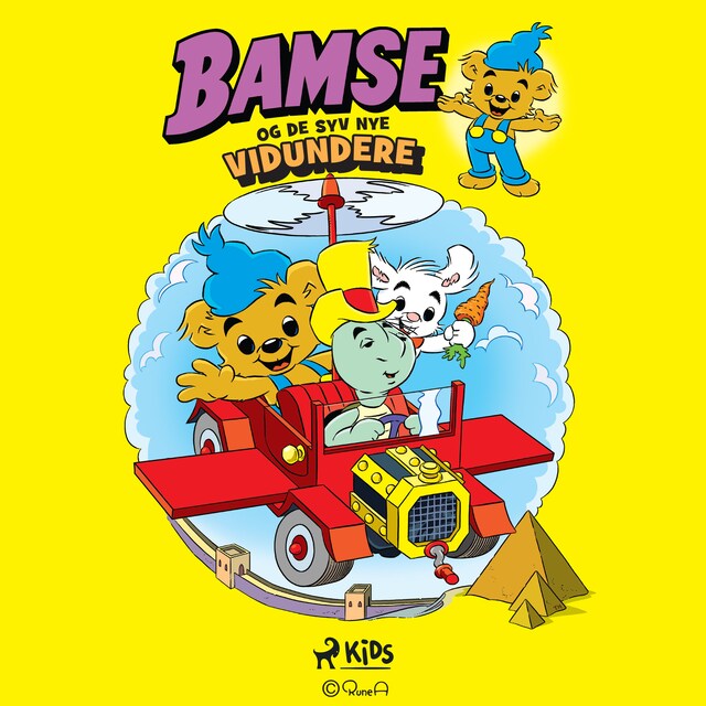 Bogomslag for Bamse og de syv nye vidundere