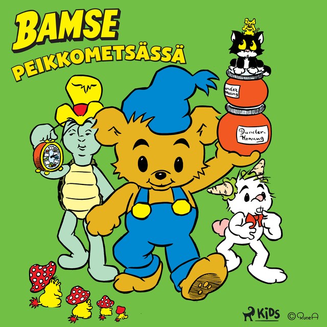 Book cover for Bamse Peikkometsässä