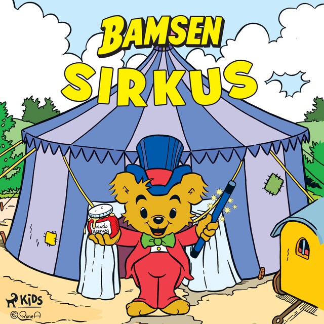 Copertina del libro per Bamsen sirkus
