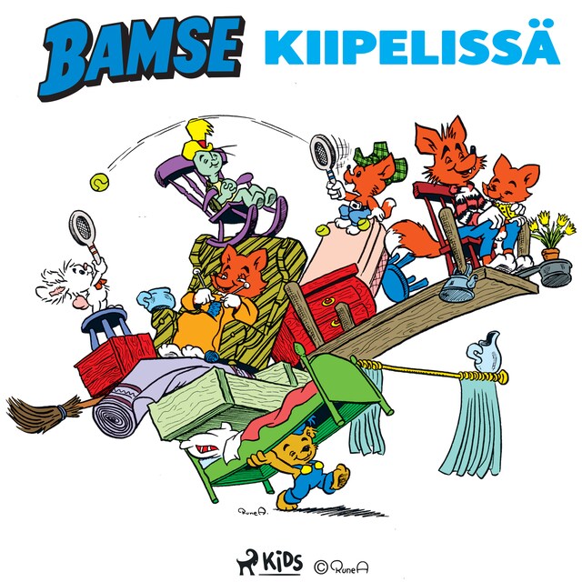 Okładka książki dla Bamse kiipelissä