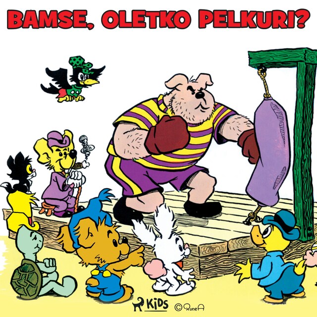 Buchcover für Bamse, oletko pelkuri?