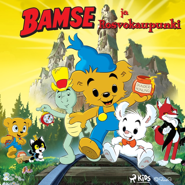 Copertina del libro per Bamse ja Rosvokaupunki