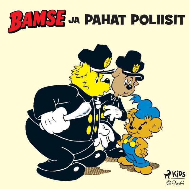 Book cover for Bamse ja pahat poliisit