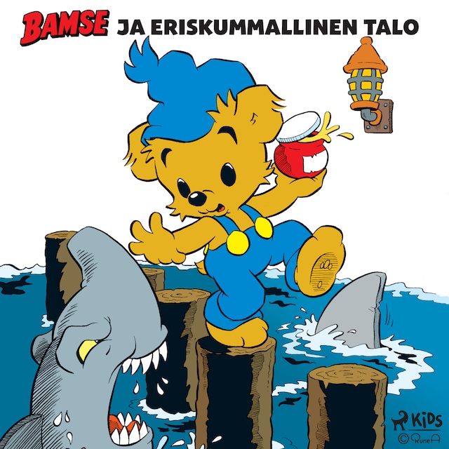 Buchcover für Bamse ja eriskummallinen talo